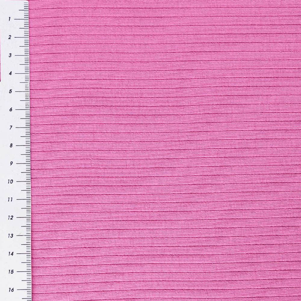 Schöner Leben Interlock Jersey Mandy gerippt einfarbig pink 1,40m Breite Tägliche Deals
