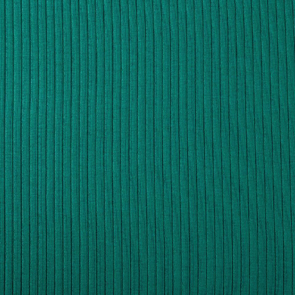 Schöner Leben Interlock Jersey Mandy gerippt einfarbig dunkel grün 1,40m Breite Wochenangebot