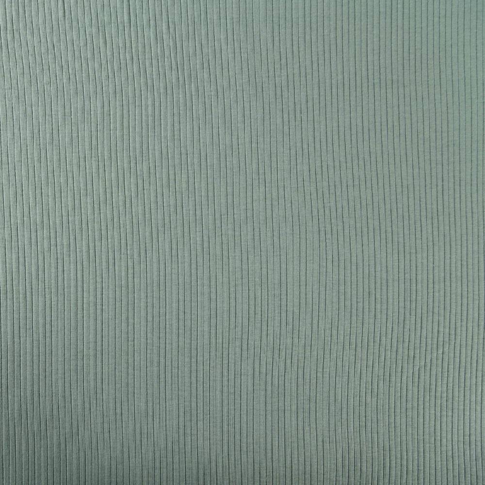 Schöner Leben Interlock Jersey Mandy gerippt einfarbig alt grün 1,40m Breite Letzte 3 Tage