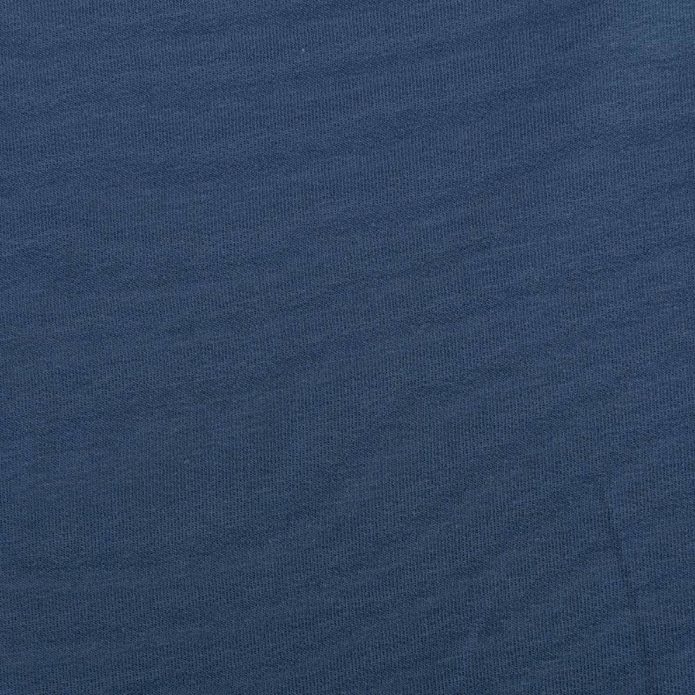 Schöner Leben Organic Bio French Terry uni indigo blau 1,50m Breite Vierteljährliche Förderung
