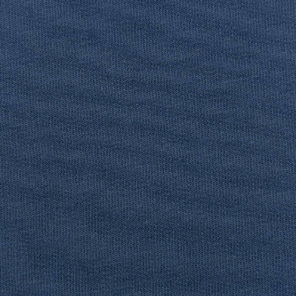 Schöner Leben Organic Bio French Terry uni indigo blau 1,50m Breite Vierteljährliche Förderung