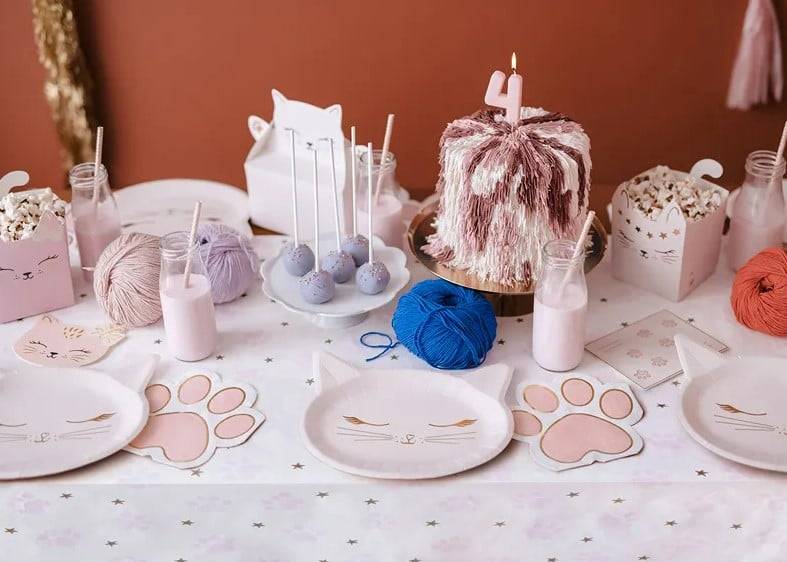 Schöner Leben Papierservietten Kitty Paws Katzenpfote rosa 14,5x12cm 2lagig 12 Stück Speichern exportieren
