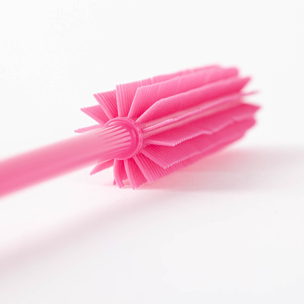 Schöner Leben Kochblume Silikon Flaschenbürste Spülbürste Slim 45cm pink im Angebot