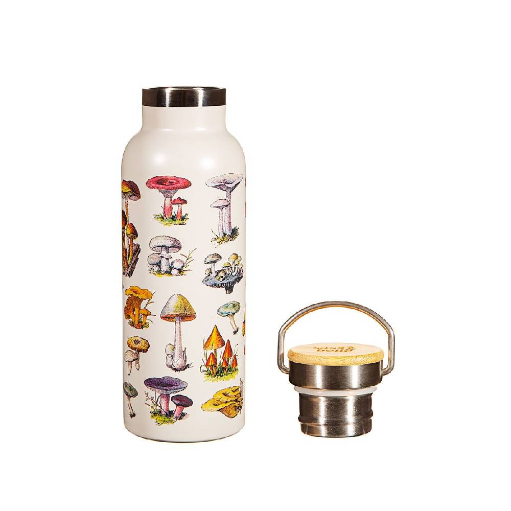 Schöner Leben Thermosflasche Vintage Mushroom Water Bottle Alu von Sass & Belle Blitzverkäufe
