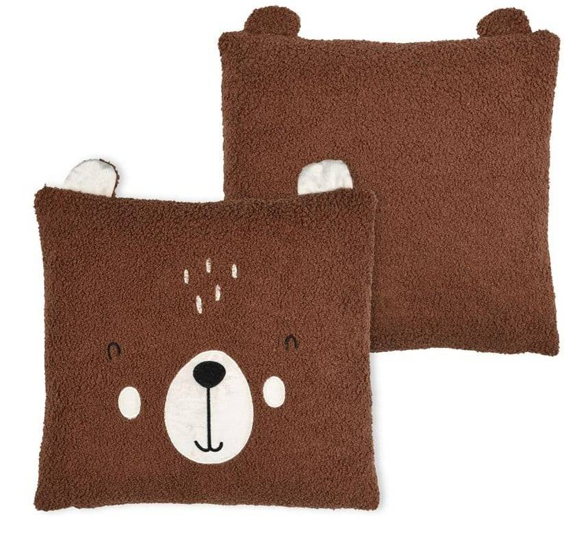 Schöner Leben Kuschelkissen Kinderkissen Bär Teddy braun 40x40cm Nur für heute