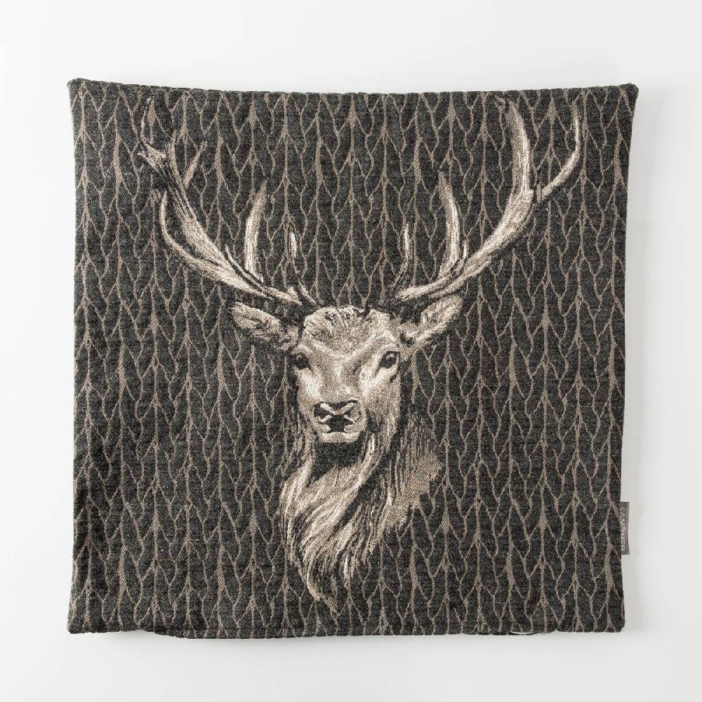Schöner Leben Kissenhülle Waldtiere Hirsch 50x50cm von Sandner Schlussverkauf