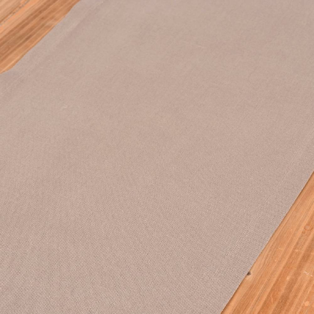 Schöner Leben Magma Tischläufer Leinen LION einfarbig taupe 40x145cm Fabrikpreis