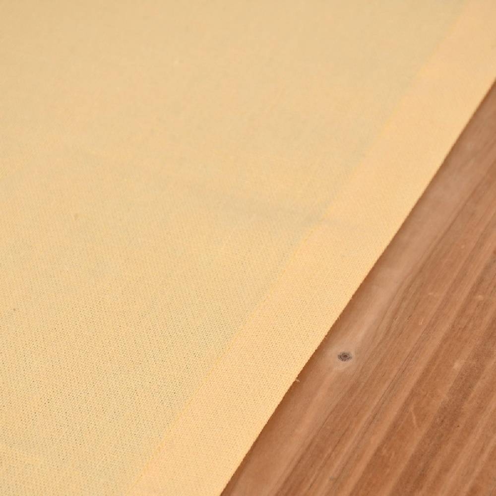 Schöner Leben Magma Tischläufer Leinen LION einfarbig pastellgelb 40x145cm Sonderangebot