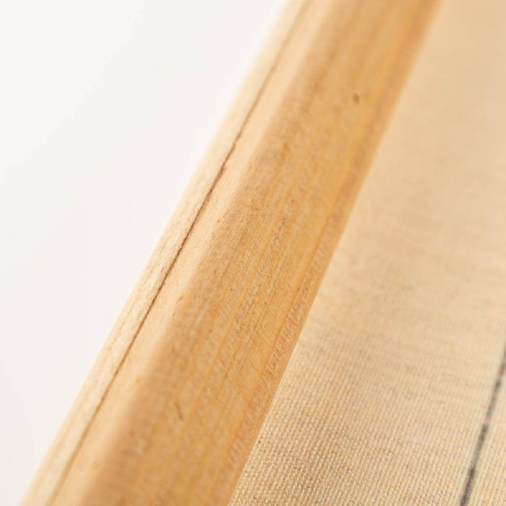 Schöner Leben Wandteppich Stechpalme Vintage mit Holzleistern 100x80cm von Clayre & Eef, Black Friday