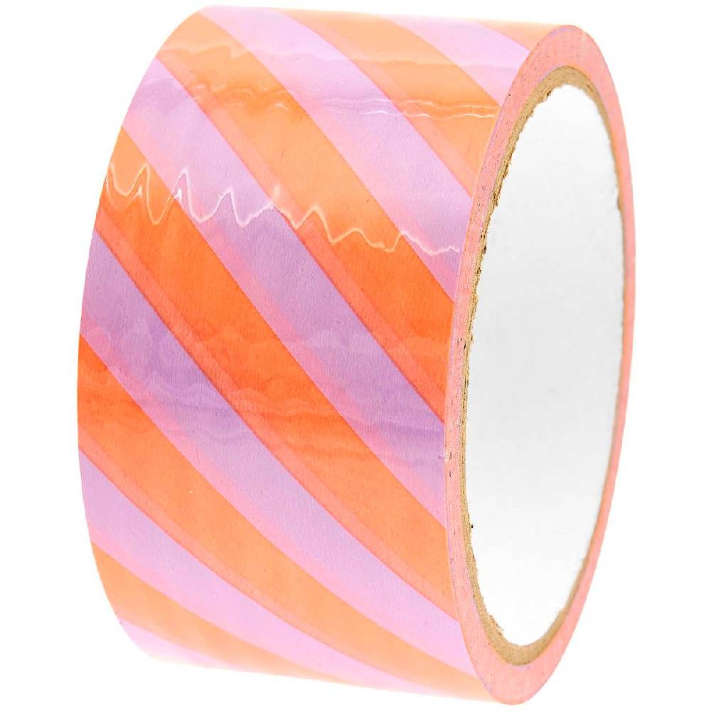 Schöner Leben Paketklebeband Flieder und Neonorange von Rico Design Paper Poetry 5cmx33m