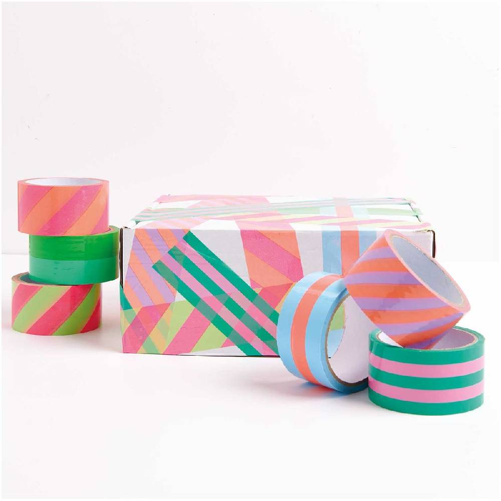 Schöner Leben Paketklebeband Pistazie und Neonpink von Rico Design Paper Poetry 5cmx33m Exklusive Angebote