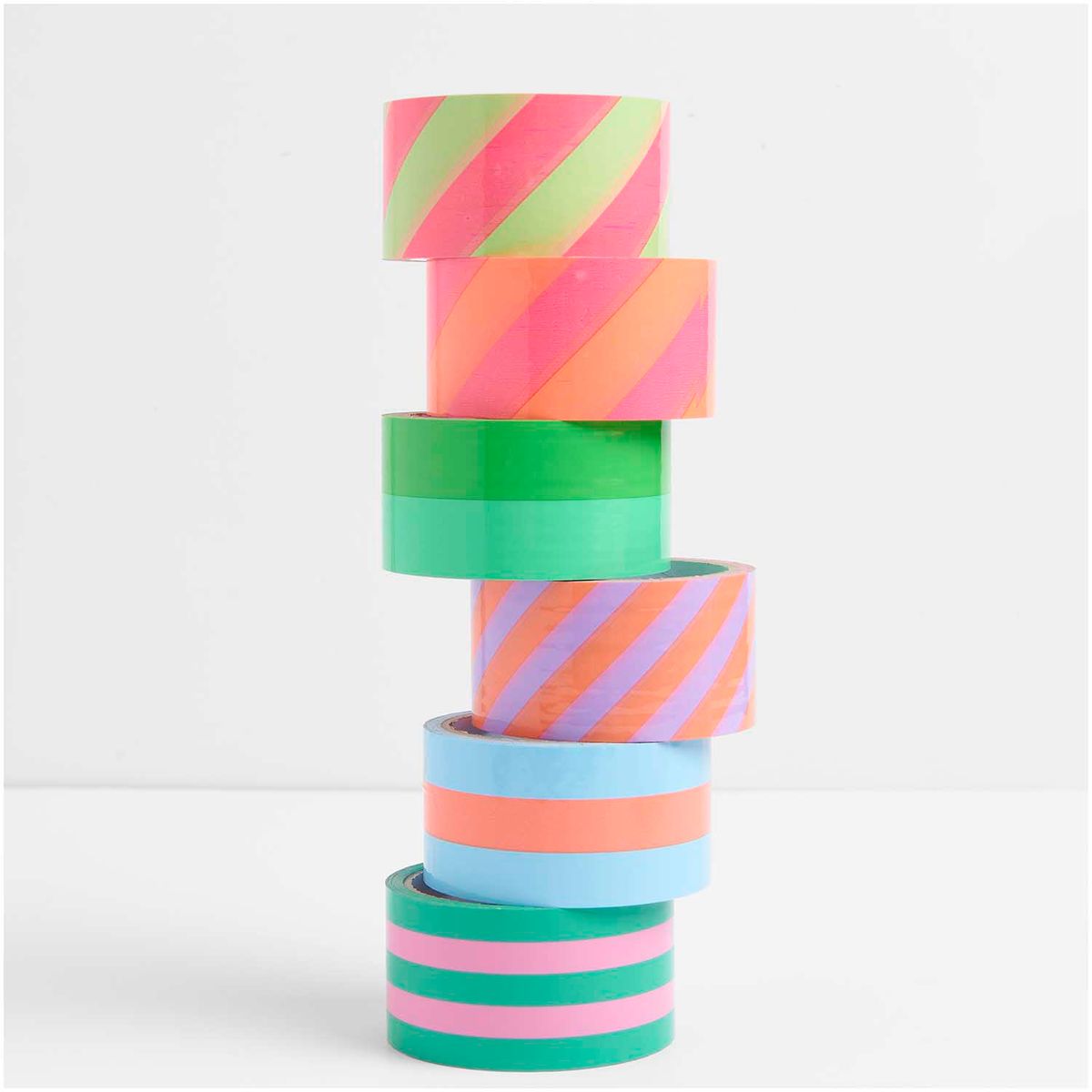 Schöner Leben Paketklebeband Pistazie und Neonpink von Rico Design Paper Poetry 5cmx33m Exklusive Angebote
