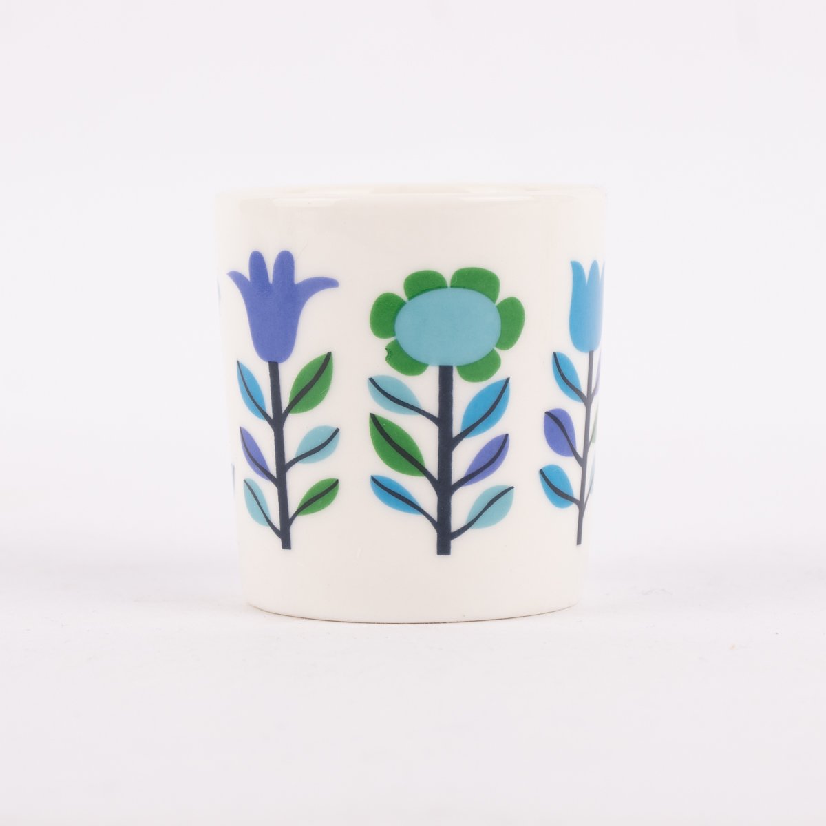 Schöner Leben Eierbecher Tauben und Blumen Porzellan weiß blau grün 4,5x5cm Begrenztes Angebot