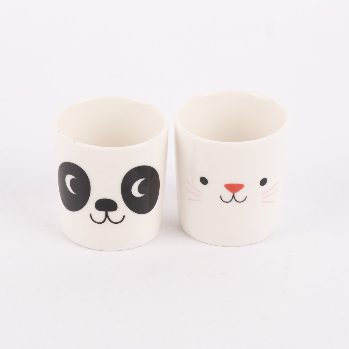 Schöner Leben Eierbecher Panda Miko Porzellan weiß schwarz 4,5x5cm Online Shopping