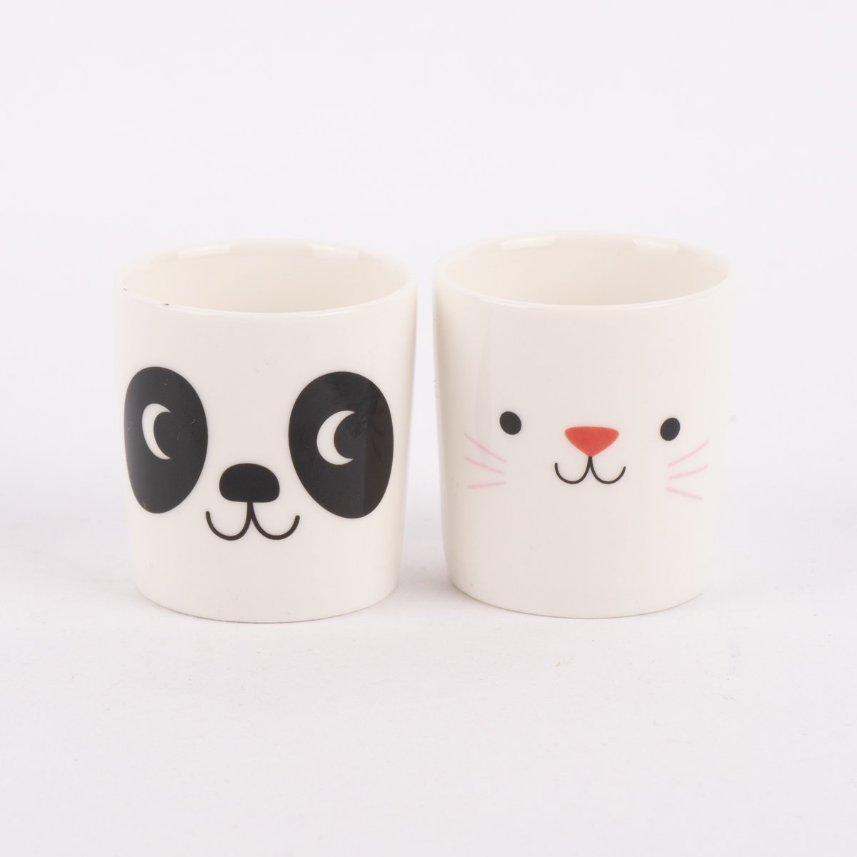 Schöner Leben Eierbecher Panda Miko Porzellan weiß schwarz 4,5x5cm Online Shopping