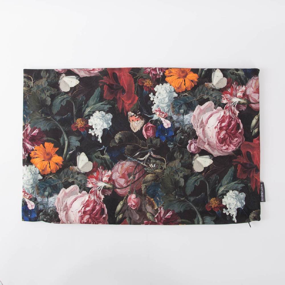 Schöner Leben Kissenhülle Still Painting Blumen Schmetterling in versch. Größen von SCHÖNER LEBEN Valentinstagsangebot