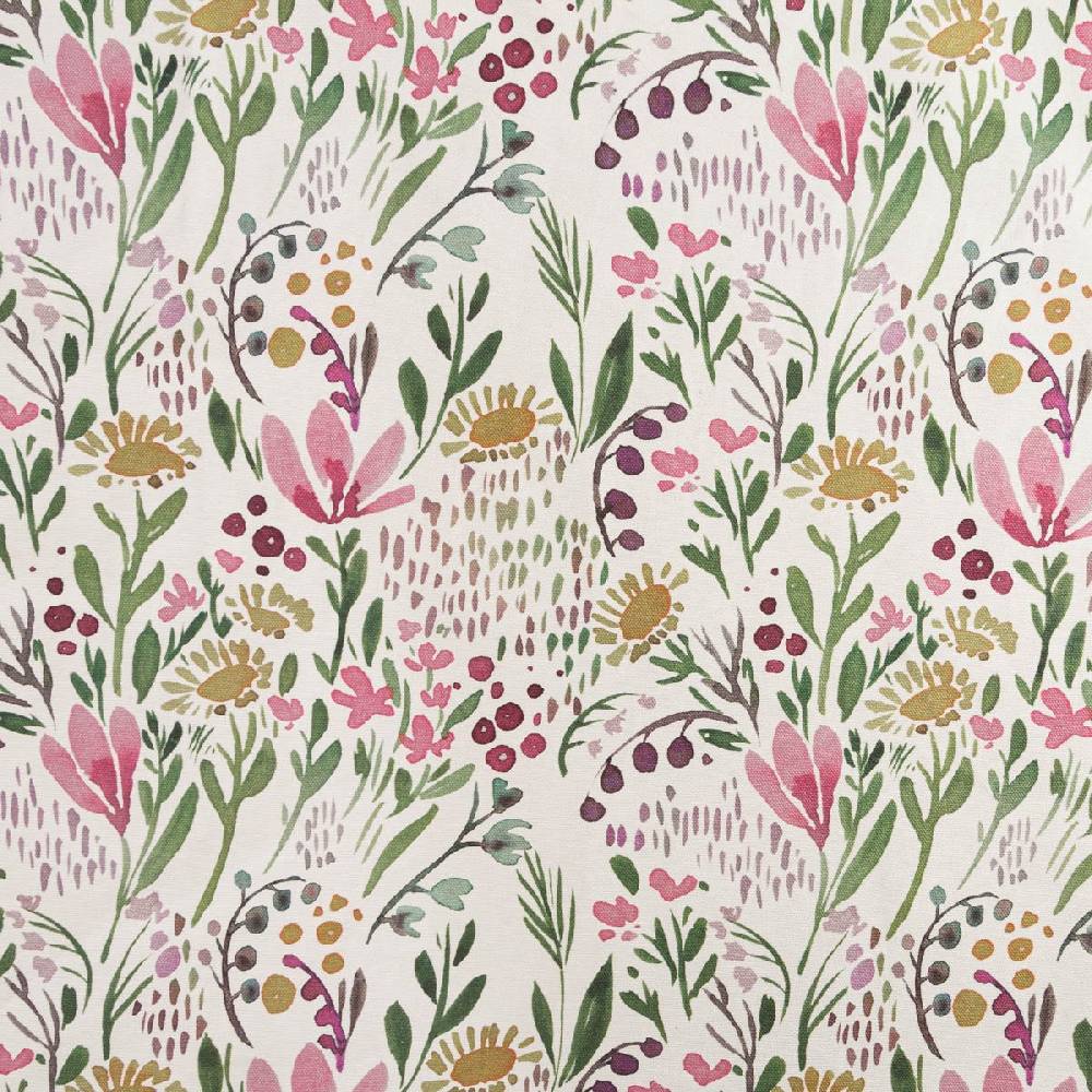 Schöner Leben Tischdecke Aquarell Blumen weiß rosa grün in versch. Größen von SCHÖNER LEBEN Tiefpreis