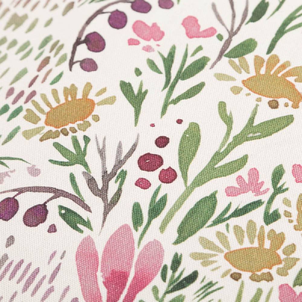 Schöner Leben Tischdecke Aquarell Blumen weiß rosa grün in versch. Größen von SCHÖNER LEBEN Tiefpreis