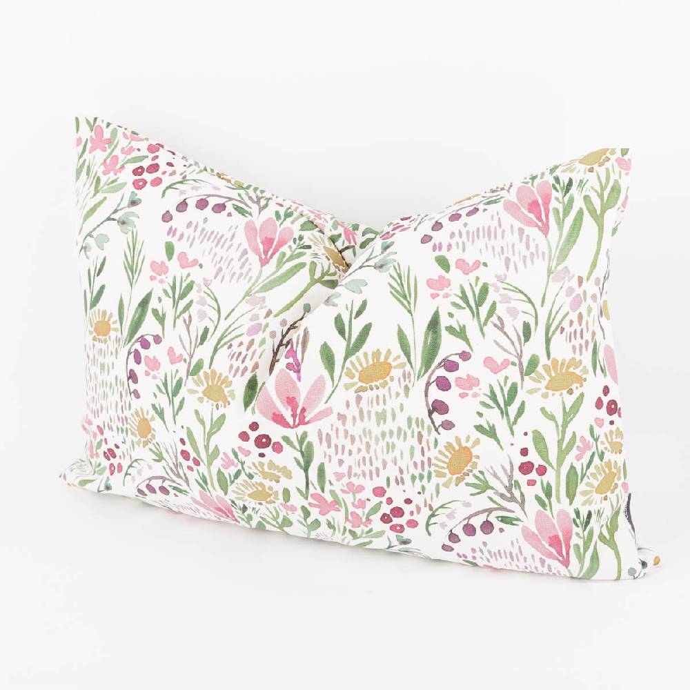 Schöner Leben Kissenhülle Aquarell Blumen weiß rosa grün in versch. Größen von SCHÖNER LEBEN Wochenangebot