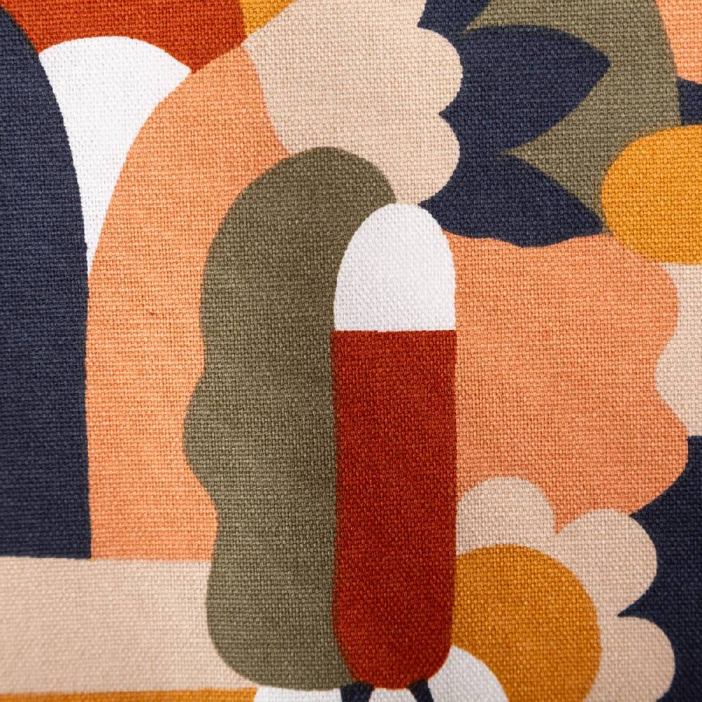 Schöner Leben Canvas Stoff Dekostoff Baumwolle Naive Retro Formen organisch 1,50m Breite Bis zu 50% Rabatt