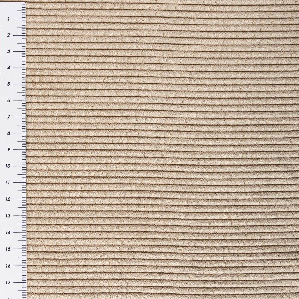 Schöner Leben Cord Stof Bubble Bekleidungsstoff Dekostoff einfarbig beige 1,45m Breite Rabatte dieses Monats