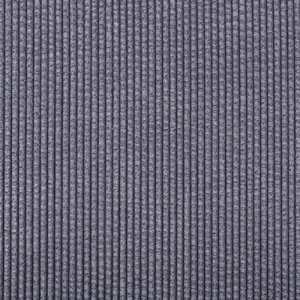 Schöner Leben Cord Stof Bubble Bekleidungsstoff Dekostoff einfarbig rauchblau 1,45m Breite 2025