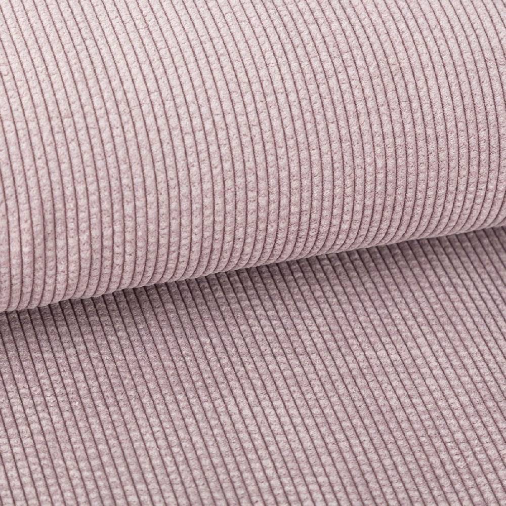 Schöner Leben Cord Stof Bubble Bekleidungsstoff Dekostoff einfarbig lila 1,45m Breite