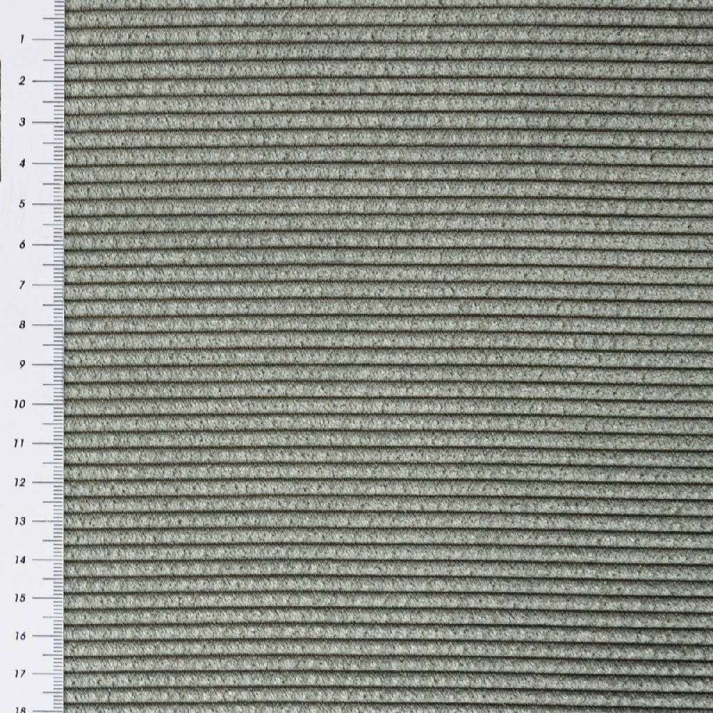 Schöner Leben Cord Stof Bubble Bekleidungsstoff Dekostoff einfarbig sage salbeigrün 1,45m Breite Auslauf