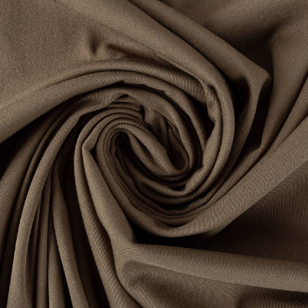 Schöner Leben Viskose Stoff Stretch Rosella uni olive dunkelgrün 1,40m Breite Schlussverkauf
