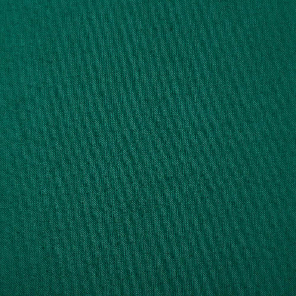 Schöner Leben Baumwollstoff Meterware Fahnentuch uni dark emerald smaragdgrün 1,45m Breite Meist gekauft