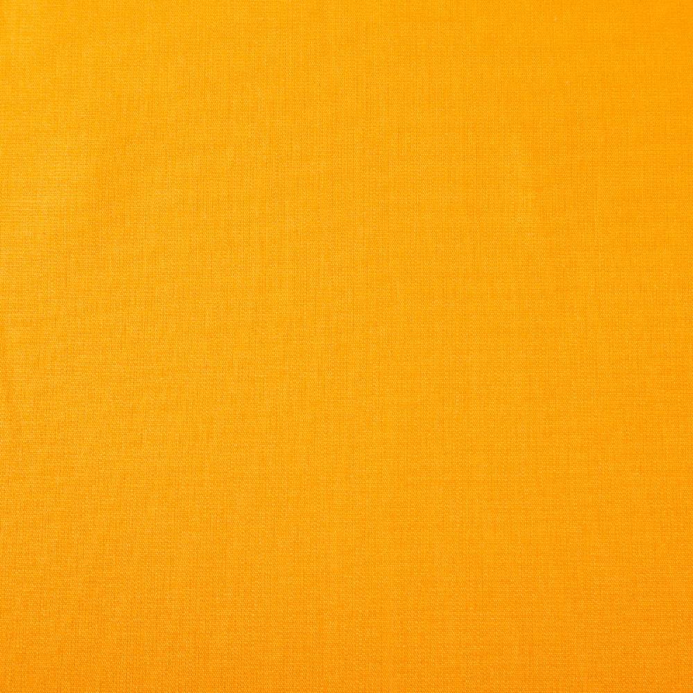 Schöner Leben Baumwollstoff Meterware Fahnentuch uni orange-dottergelb 1,45m Breite Blitzverkäufe