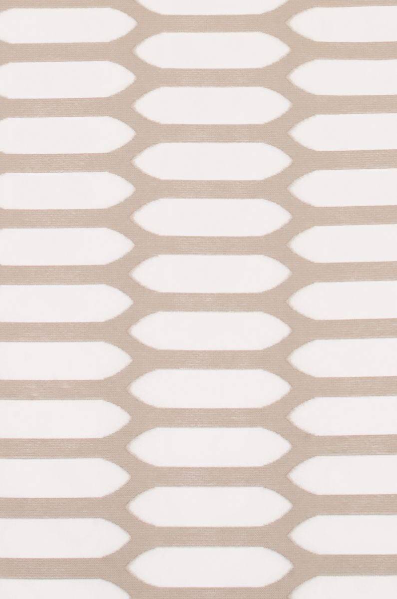 Schöner Leben Schiebevorhang Mesh Ausbrenner mit Flexoschiene weiß beige 60x245cm (BxH) Cyber Monday