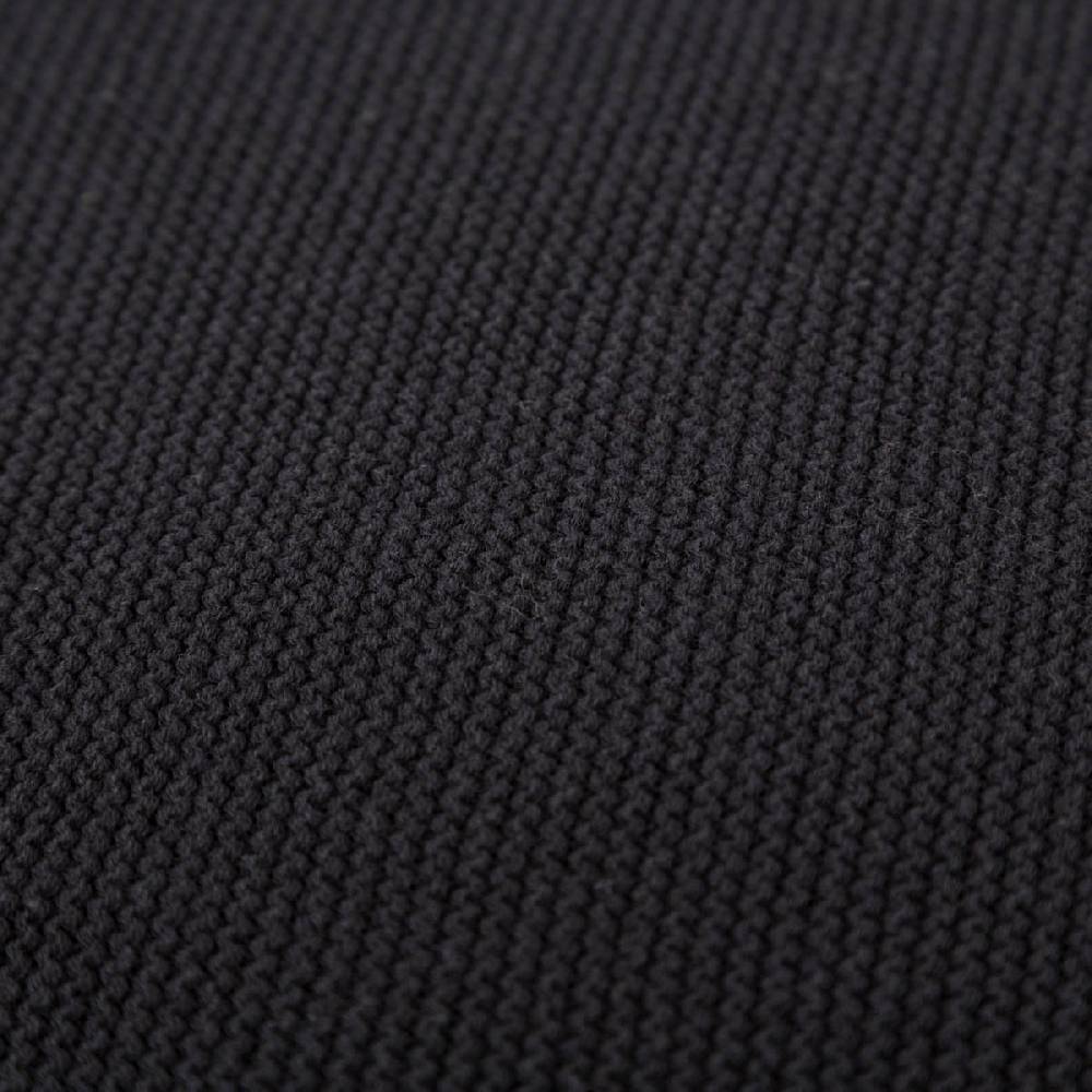 Schöner Leben Küchenhandtuch aus Baumwolle gestrickt einfarbig schwarz 50x70 von Linen & More zollfrei