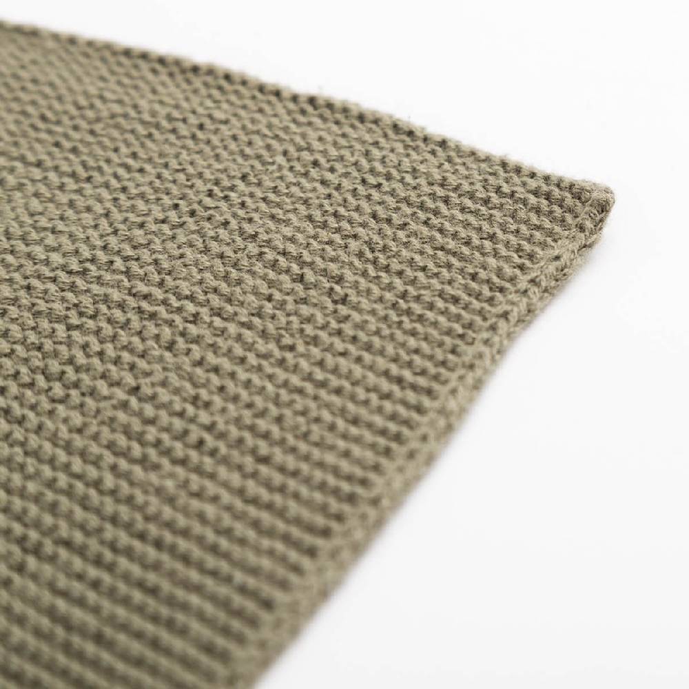 Schöner Leben Küchenhandtuch aus Baumwolle gestrickt einfarbig olivgrün 50x70 von Linen & More 50% Rabatt für begrenzte Zeit