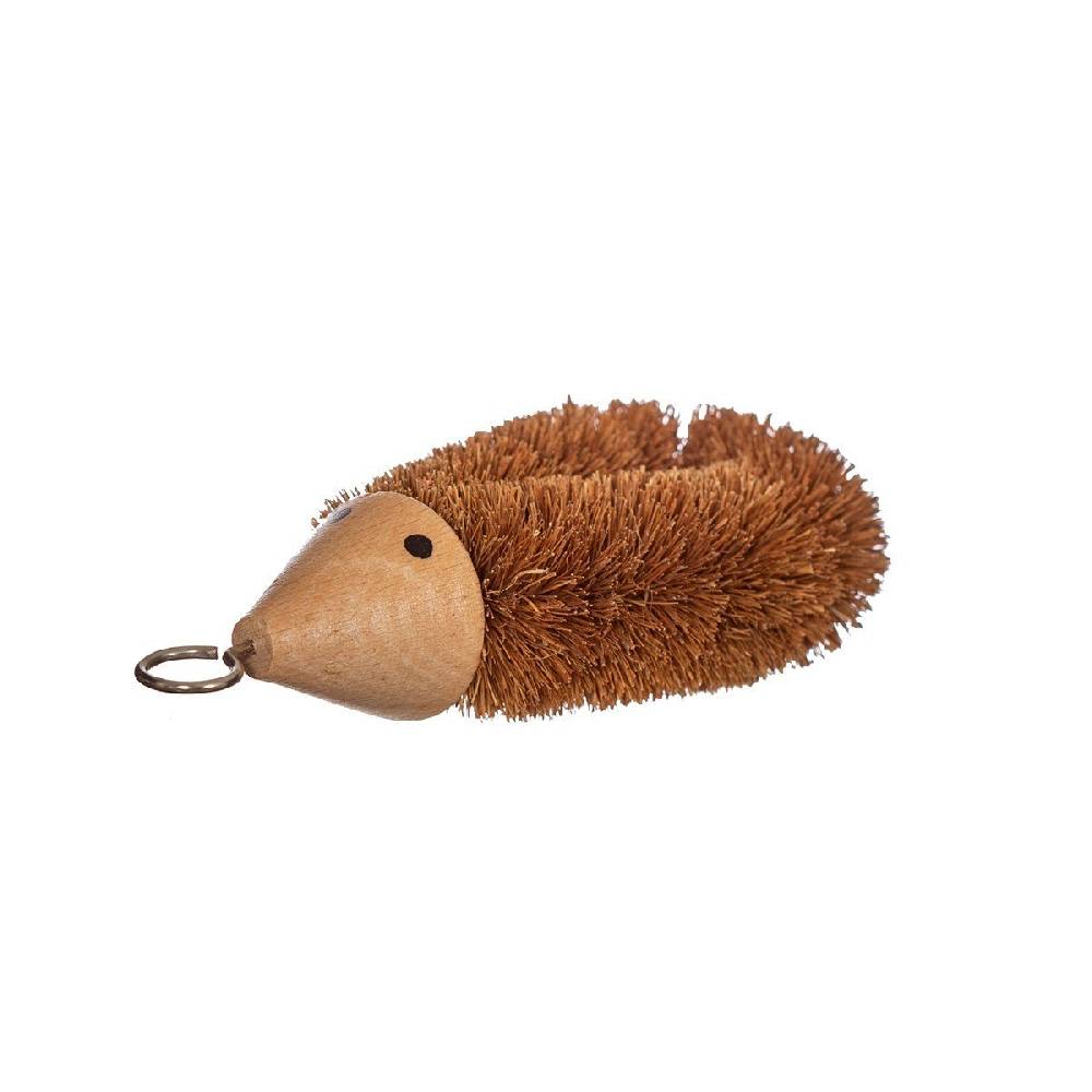 Schöner Leben Spülbürste Igel von Sass & Belle aus Holz und Kokosnuss 16x7cm Limitierter Zeitrabatt