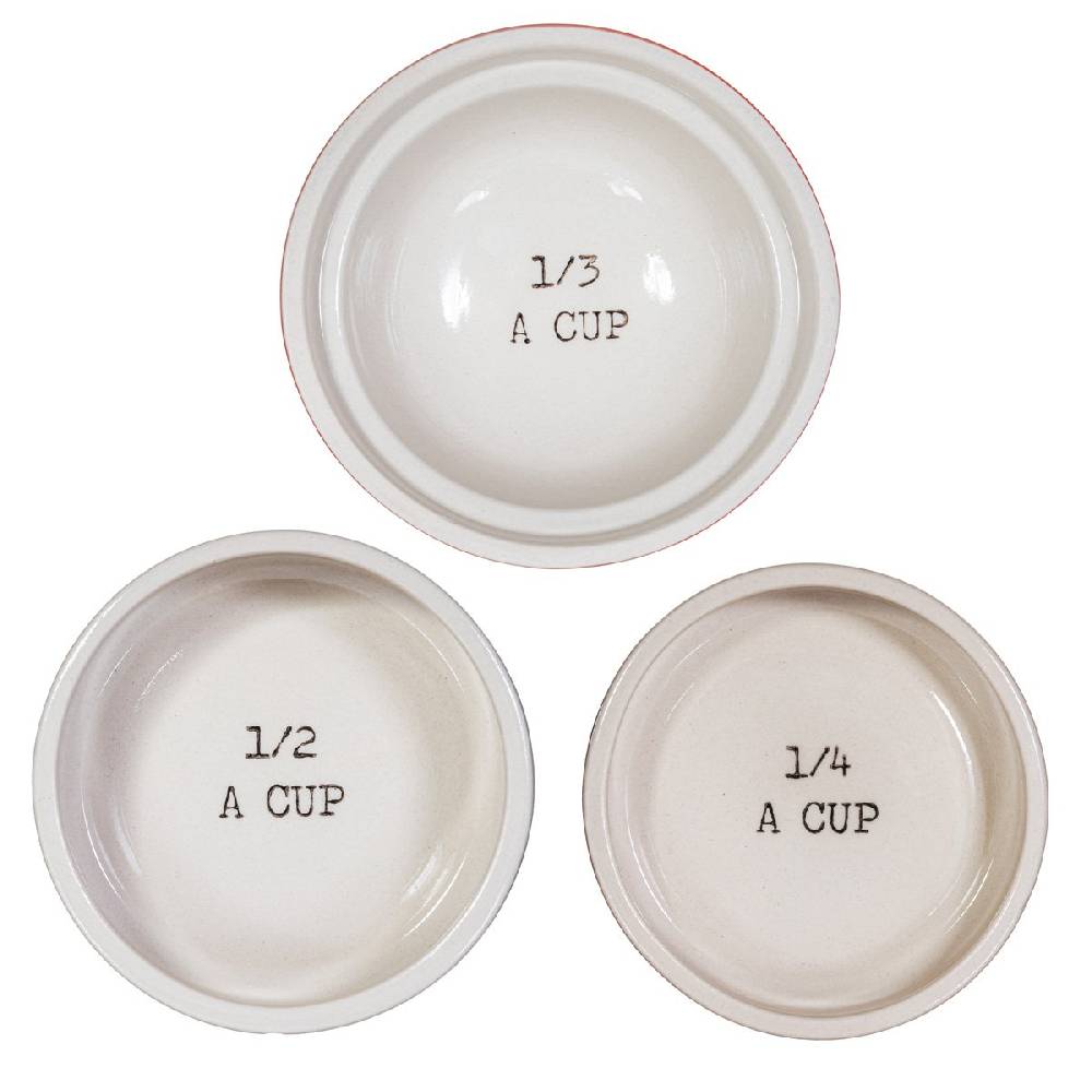 Schöner Leben Messbecher Set 3-teilig Fliegenpilz Keramik von Sass & Belle Günstig kaufen