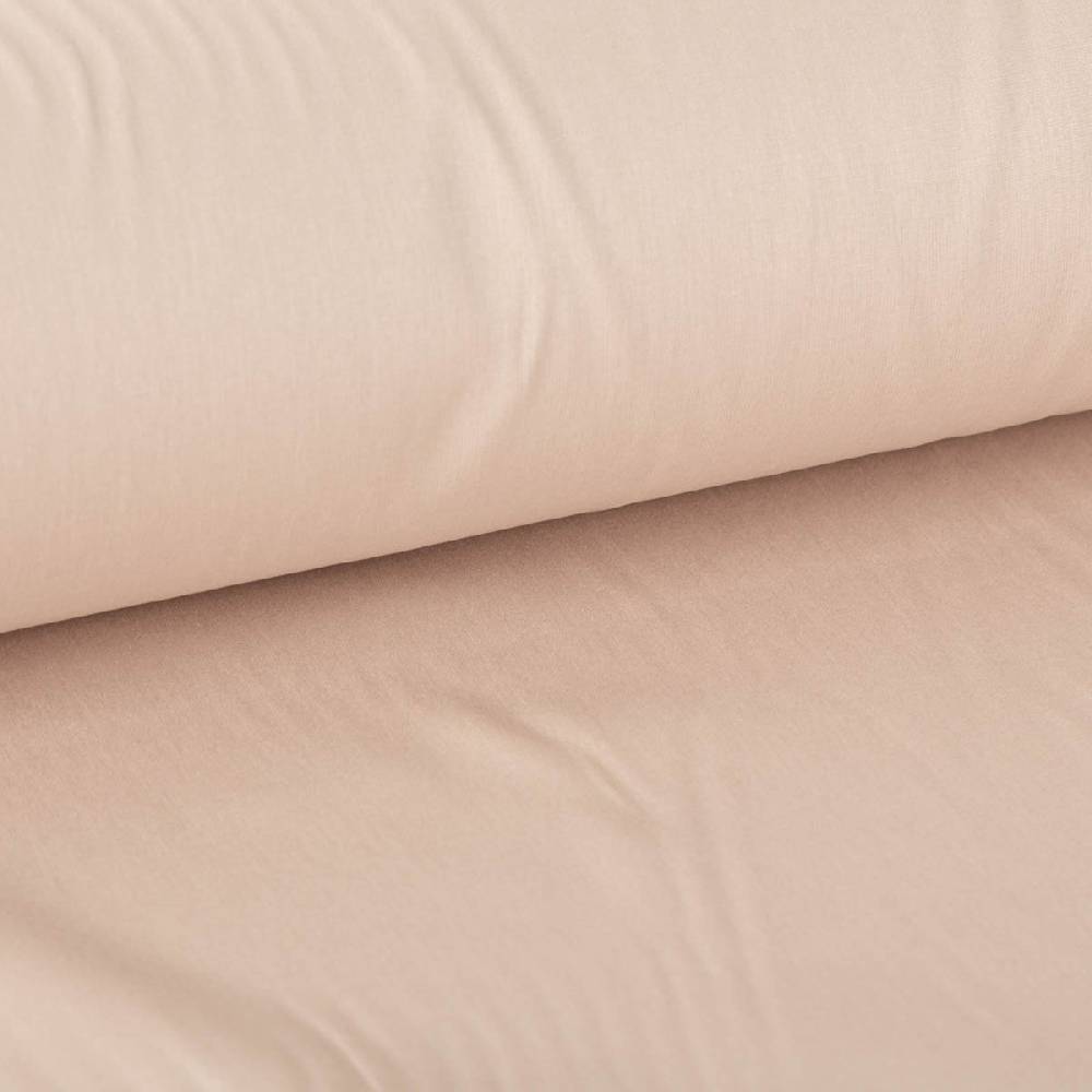 Schöner Leben Baumwollstoff Meterware Fahnentuch uni sand 1,45m Breite Vatertagsangebot