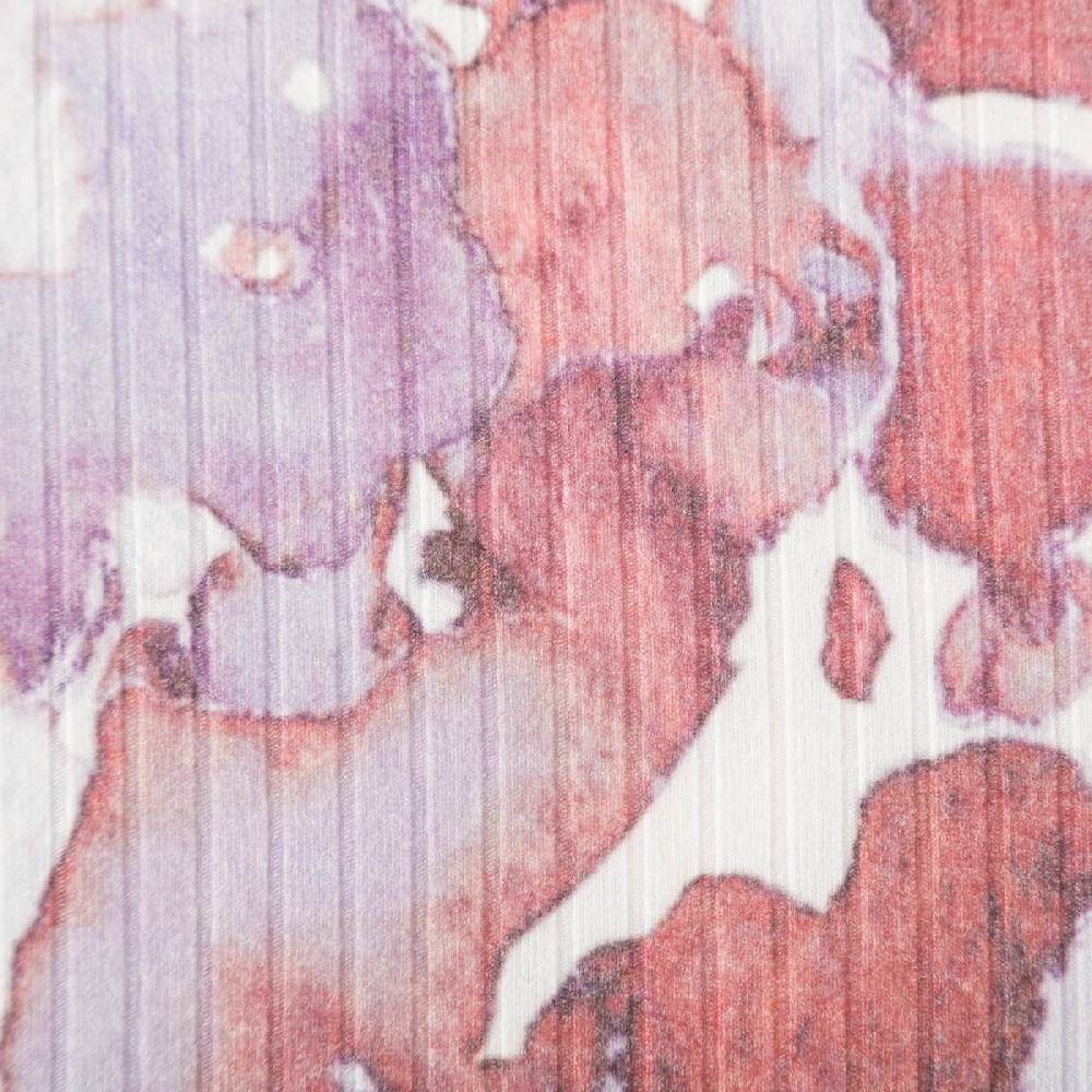 Schöner Leben Viskosejersey Rippjersey Digitaldruck Flowers Aquarell Blumen abstrakt ecru violett 1,2m Breite Begrenzte Freigabe