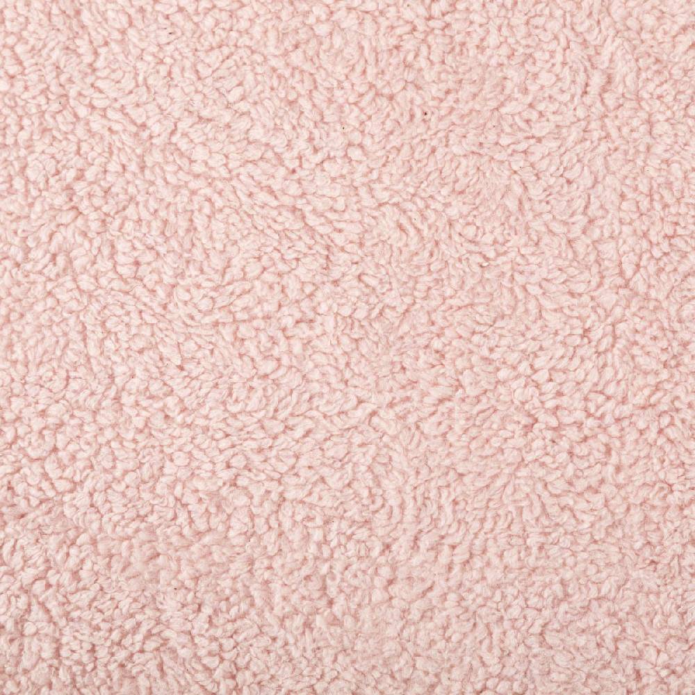 Schöner Leben Teddy Fleece Baumwoll Krimmer Plüschstoff einfarbig hell rosa 1,6m Breite Neueste Stile