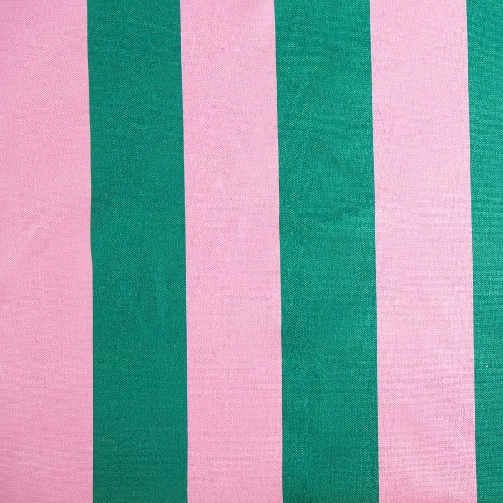 Schöner Leben Tischdecke Streifen dunkelgrün pink in versch. Größen von SCHÖNER LEBEN Bis zu 55% Rabatt