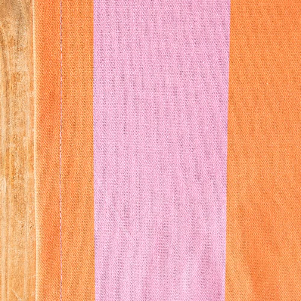 Schöner Leben Tischläufer Streifen orange pink 40x160cm von SCHÖNER LEBEN Riesige Rabatte