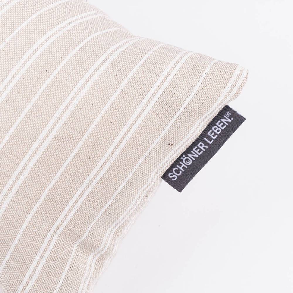 Schöner Leben SCHÖNER LEBEN. Zugluftstopper Basic Stripe natur weiß in verschiedenen Größen Black Friday Preise