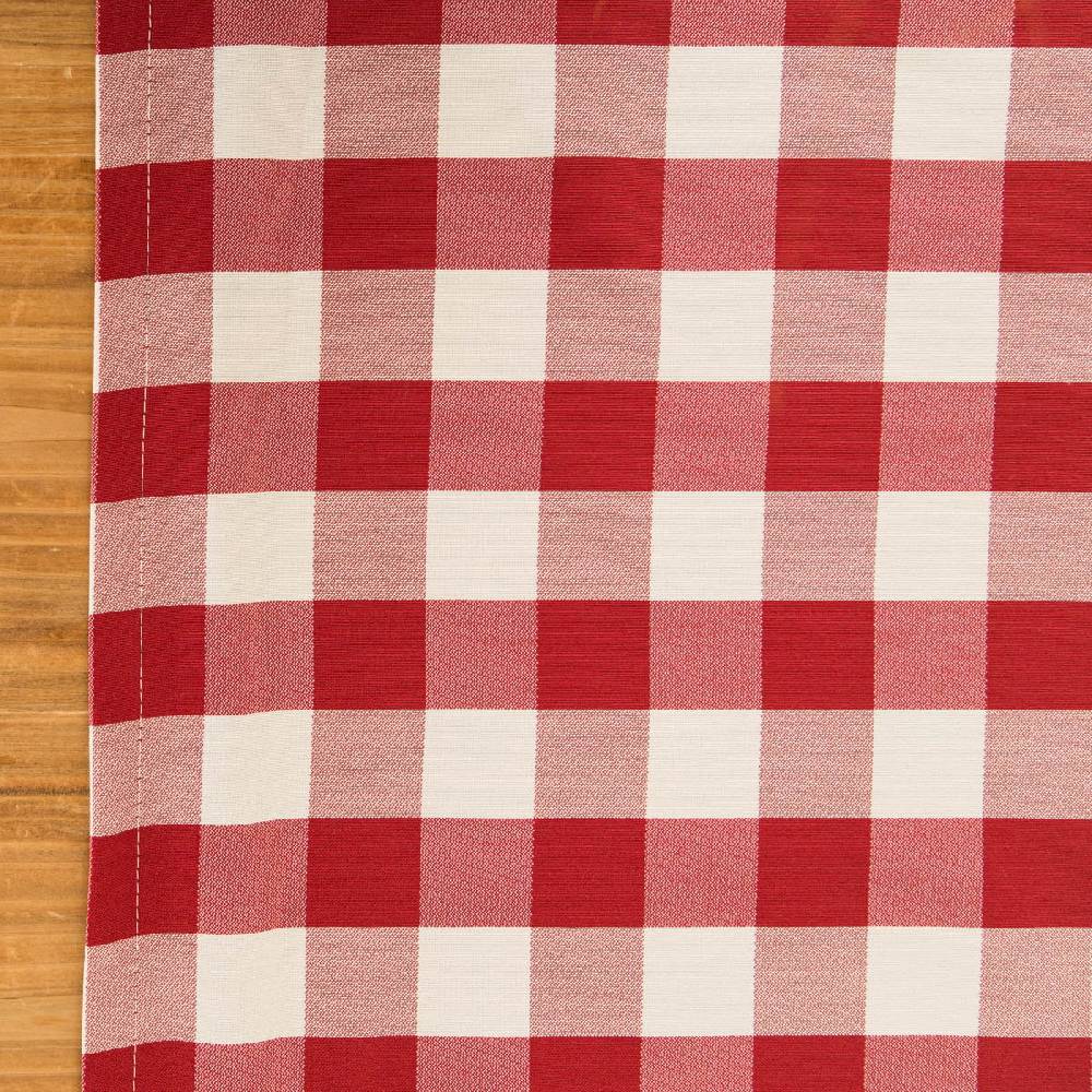 Schöner Leben Tischläufer Karos rot weiß 40x160cm von SCHÖNER LEBEN Outlet
