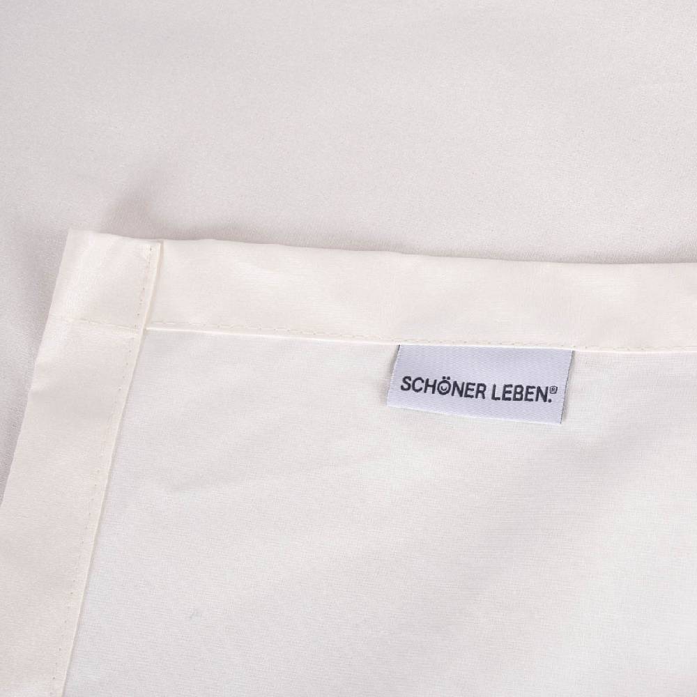 Schöner Leben Tischdecke abwaschbar Glitzer uni wollweiß div. Größen oder Wunschmaß von SCHÖNER LEBEN Fabrikverkauf