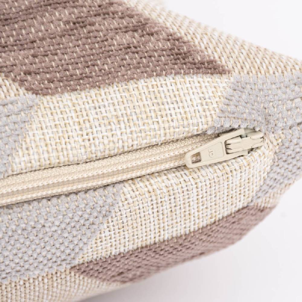 Schöner Leben Kissenhülle Mira Rechtecke schräg beige braun gelb in versch. Größen oder Wunschmaß von SCHÖNER LEBEN Meist gekauft