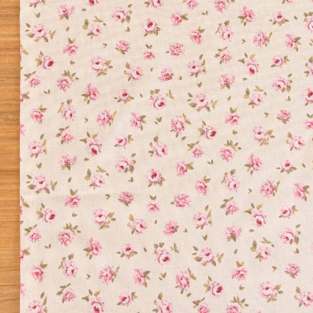 Schöner Leben Tischläufer Classic Little Rose Rosenblüten ecru rosa 40x160cm von SCHÖNER LEBEN Flash Sale