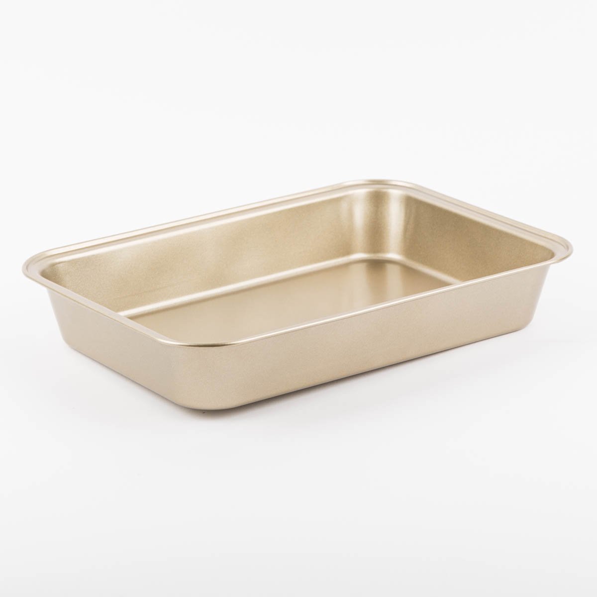 Schöner Leben Backform und Bratform aus Metall goldfarbig 34x24x5,8cm