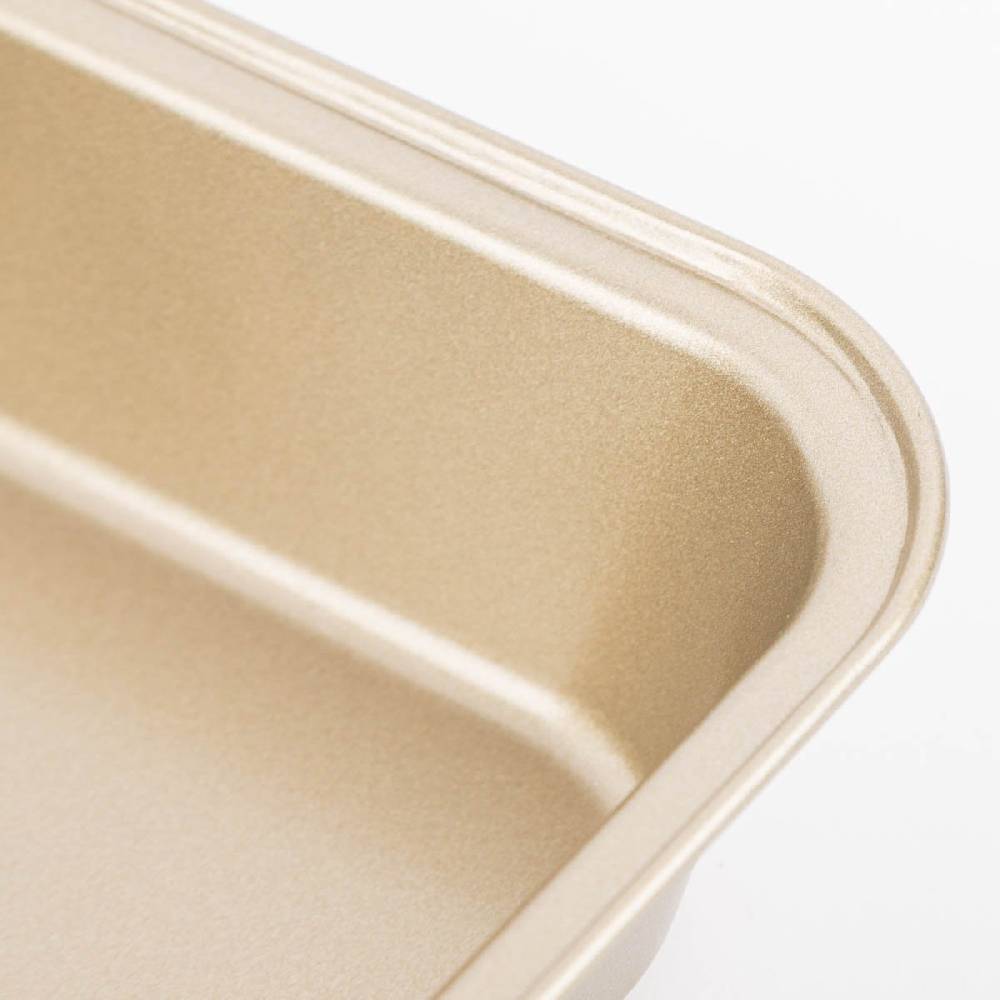 Schöner Leben Backform und Bratform aus Metall goldfarbig 34x24x5,8cm Rabatte dieses Monats