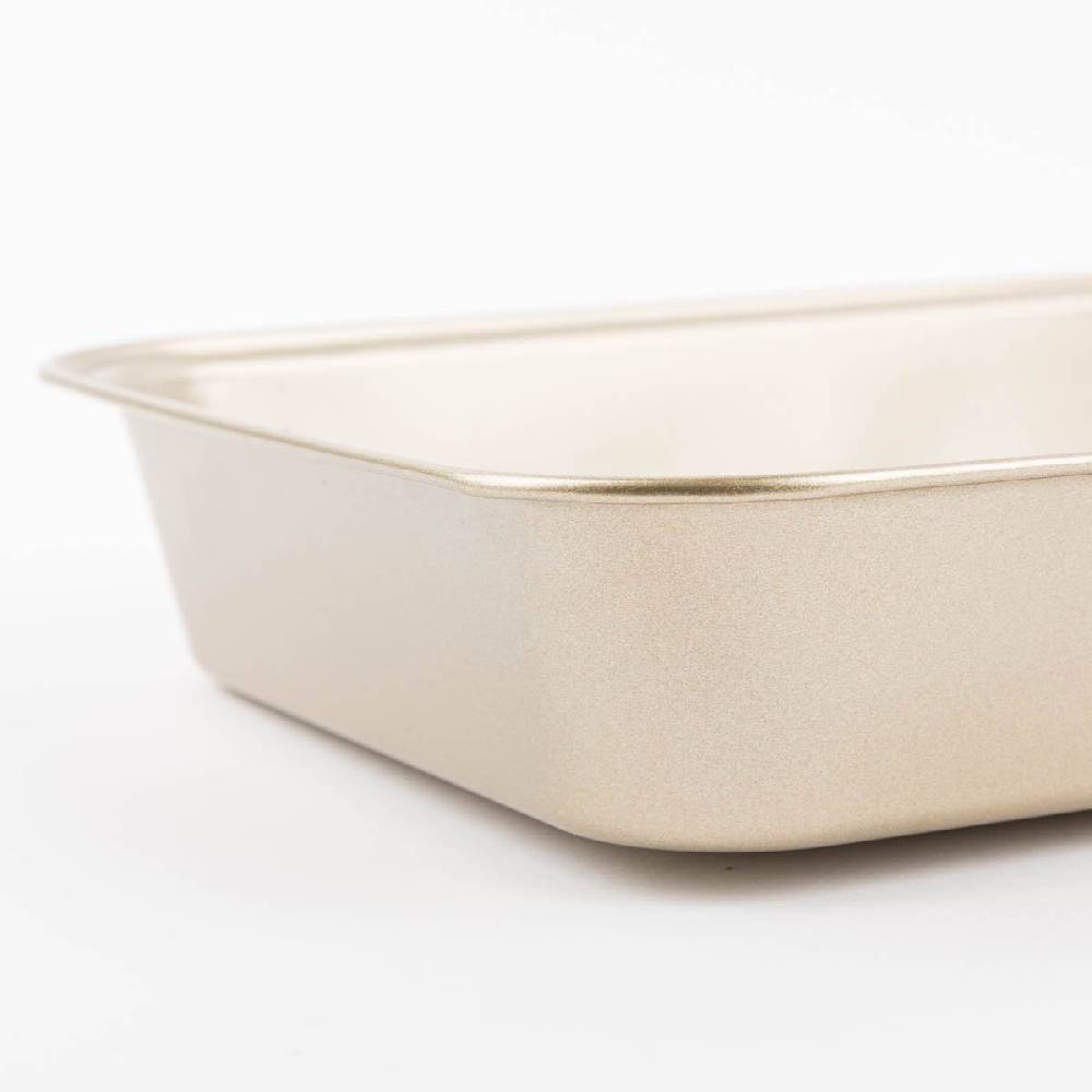 Schöner Leben Backform und Bratform aus Metall goldfarbig 34x24x5,8cm Rabatte dieses Monats