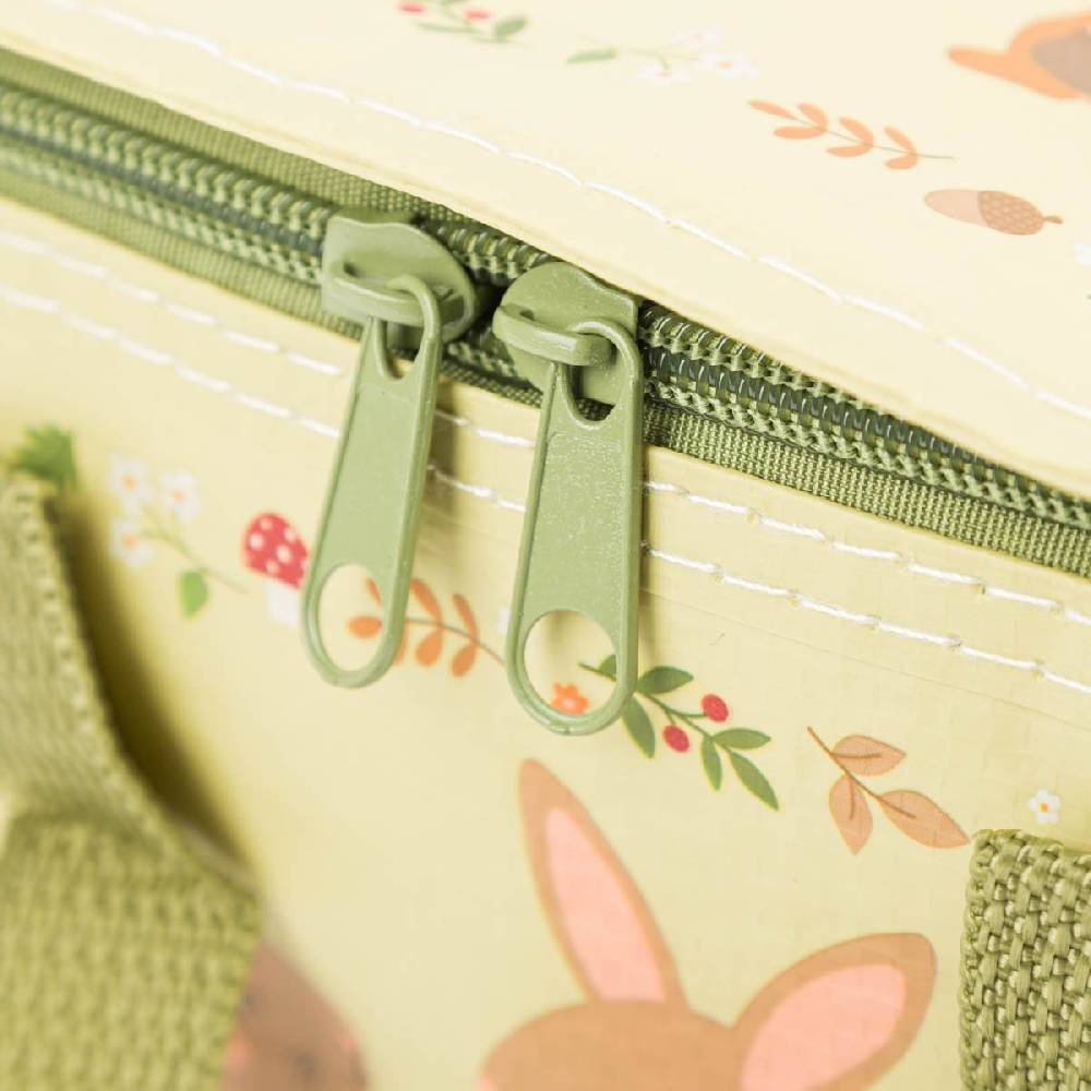 Schöner Leben Mini Kühltasche Gartenfreunde hellgrün braun bunt 21x16x13cm von Sass & Belle Fabrikverkauf